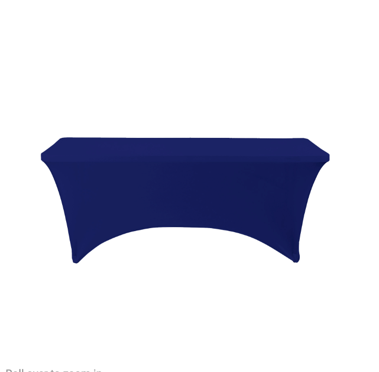 Spandex Rectangle Table Covers 6ft - Royal Blue