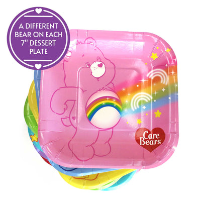 Care Bears Platos 7" (x8u)