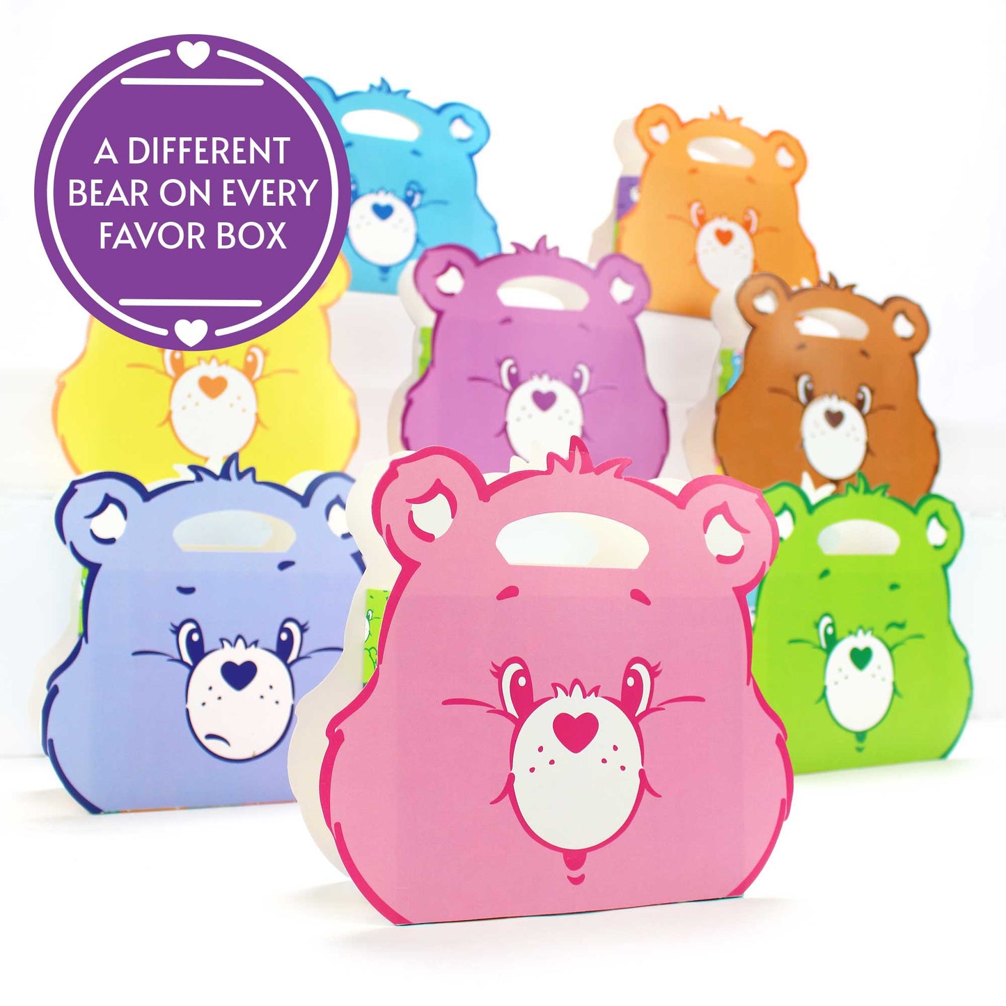 Care Bears Favor Boxes (x8u)