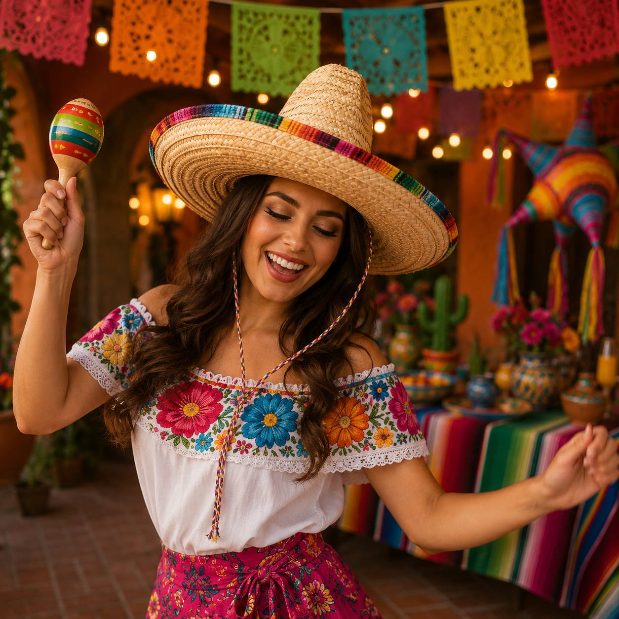 Sombrero Tradicional Mexicano (x1u)