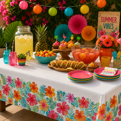 Summer Dreams Plastic Tablecover (x1u)