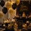 Gold Birthday Latex Balloons 12" (x15u)