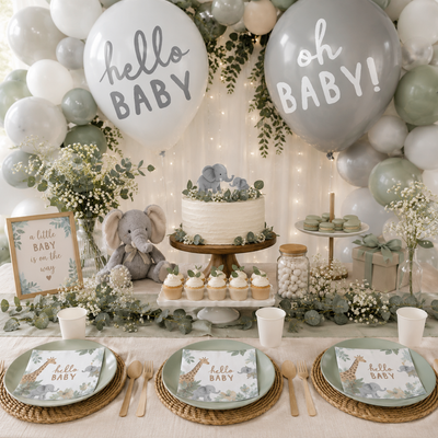 Soft Jungle Latex Balloons 12" (x15u)