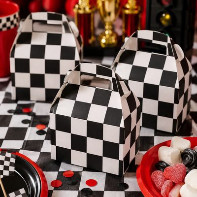 Cookie Box Racing Checkered (x12u)