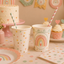 Retro Rainbow Vasos (x8u)