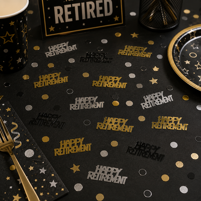 Happy Retirement Confetti 1/2oz