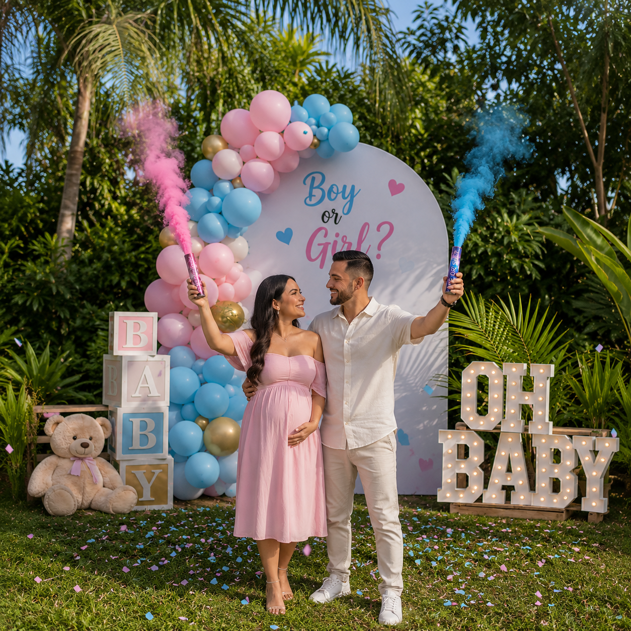 Bengala Smoke Gender Reveal Boy or Girl (x1u)