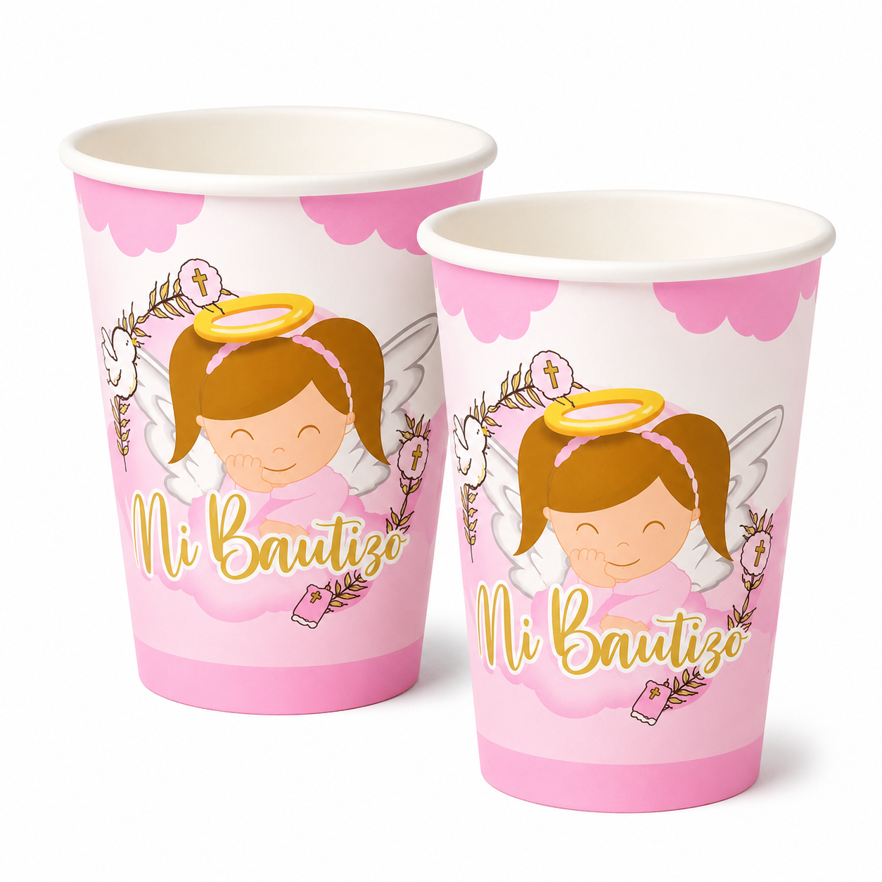 Vaso Mi Bautizo Niña (x8u)