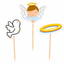 Palillos Decoradores Cupcake Mi Bautizo Niño (x12u)