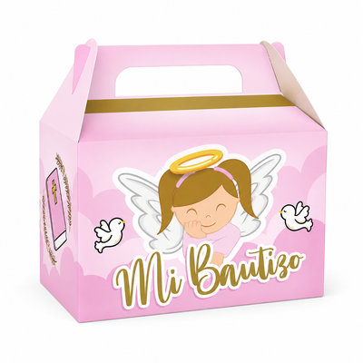 Caja Sorpresa Mi Bautizo Niña (x3u)
