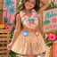 Child Plastic Luau Skirt (x1u)