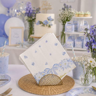 Dainty Bows Napkins (x16u)