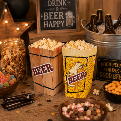 Caja Crispetera Cerveza Beer (x6u)