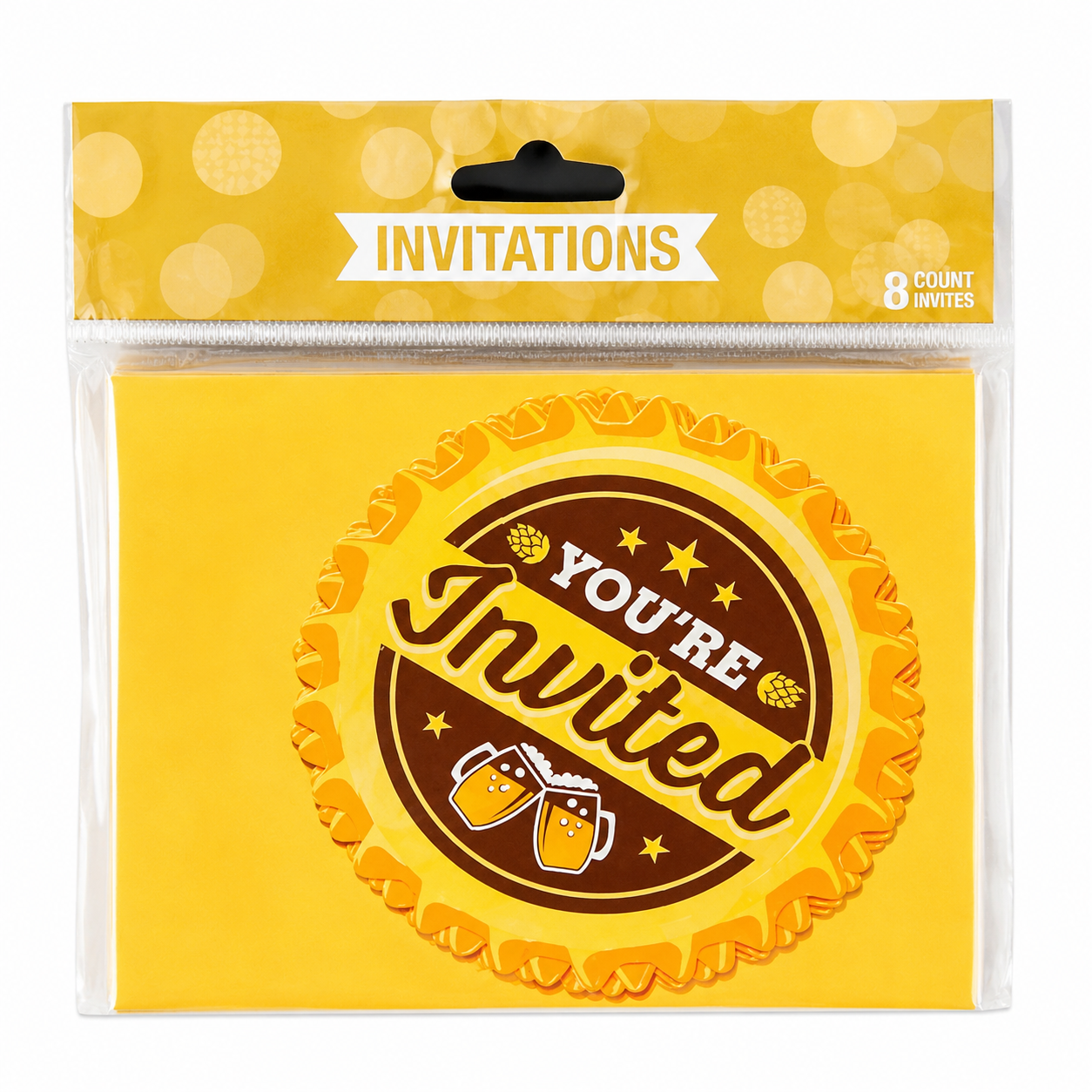 Cheers & Beer Invitations Cerveza (x8u)