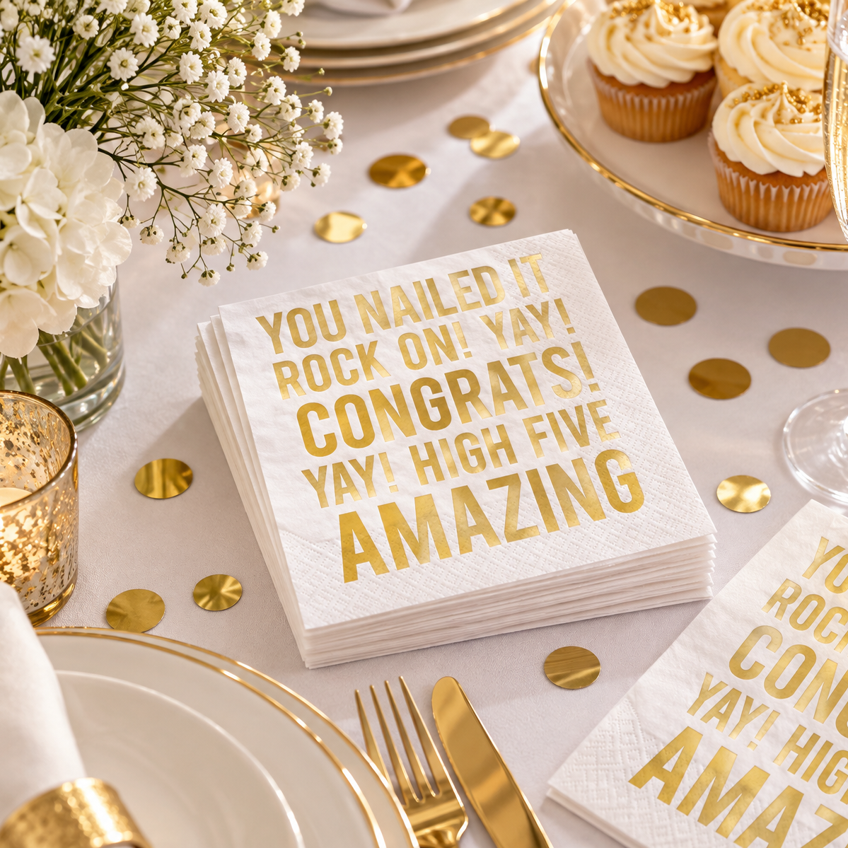 Congratulations Lunch Napkins (x16u)