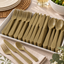 Reusable Cutlery Assortment Gold (x80u)