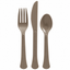 Reusable Cutlery Assortment Taupe (x80u)
