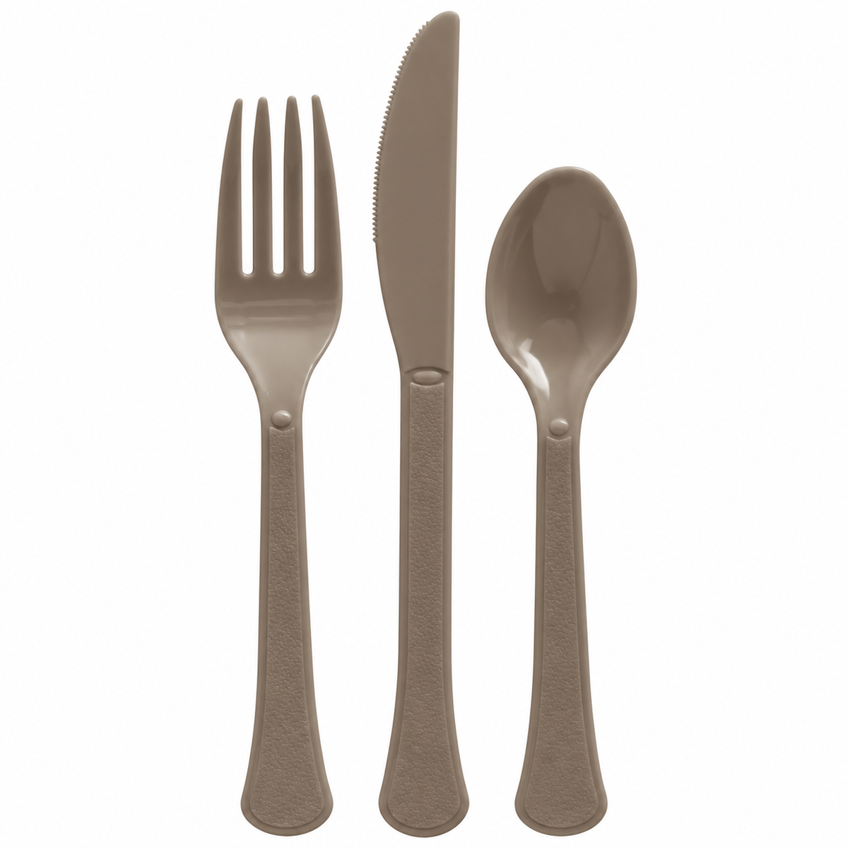 Reusable Cutlery Assortment Taupe (x80u)