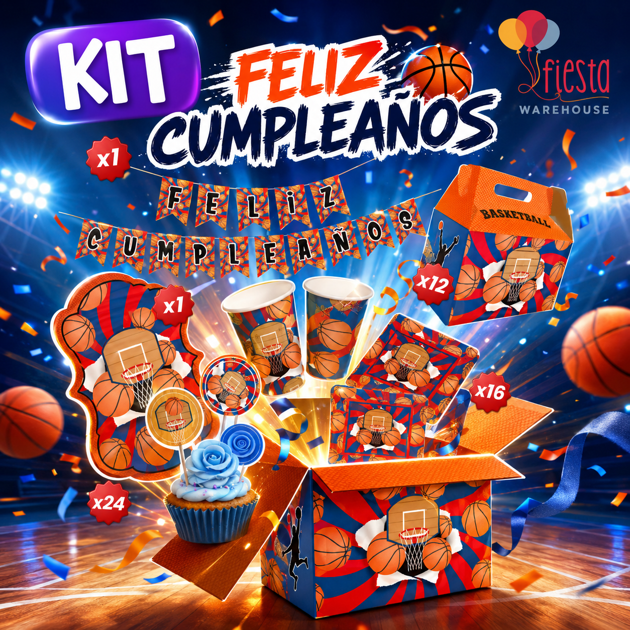KIT: Basketball (12 personas)