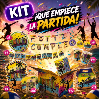 KIT: Volleyball (12 personas)