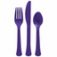 Reusable Cutlery Assortment New Purple (x80u)