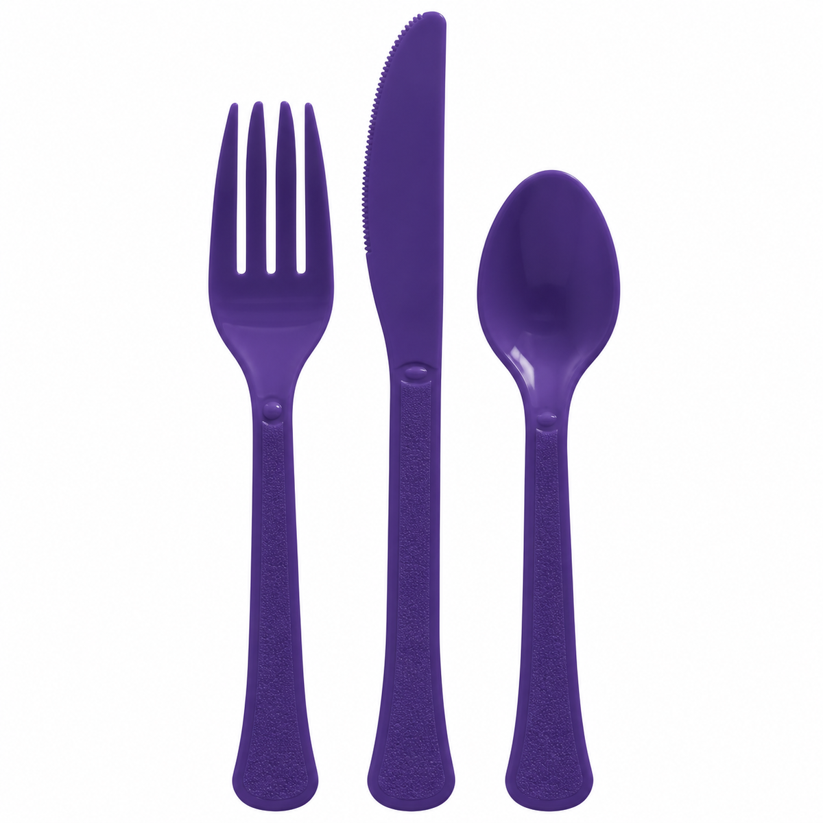 Reusable Cutlery Assortment New Purple (x80u)