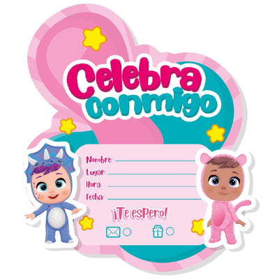 TARJETA BEBES LLORONES (X6 UNIDADES)