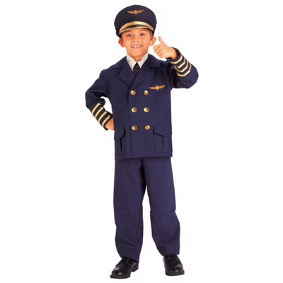 Airline Pilot Kids Costume