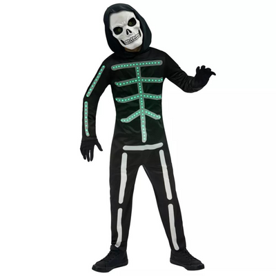 Light Up Skeleton Kids Costume