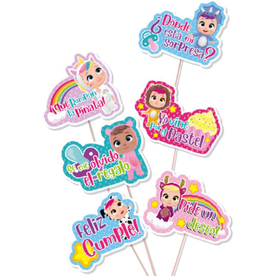 PIN SELFIE BEBES LLORONES (x6 UNIDADES)