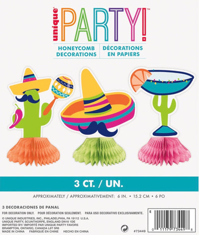 Mexican Party Cactus Centerpiece 6” 3ct