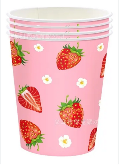 Vaso Strawberry (x16u)