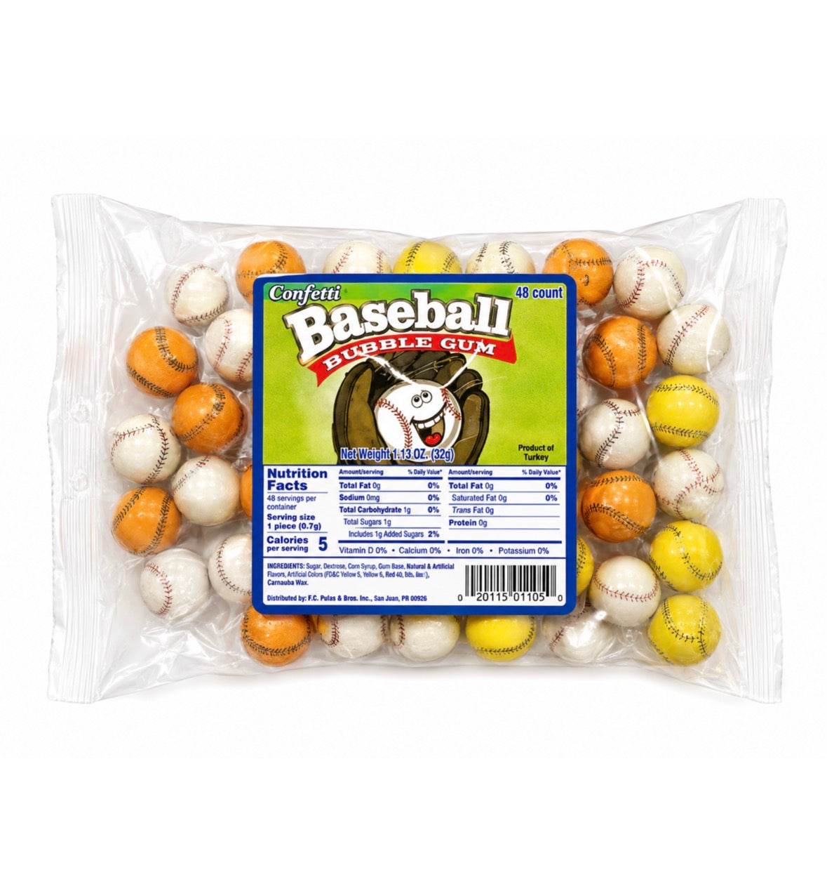Baseball Bubble Gum 11.3oz