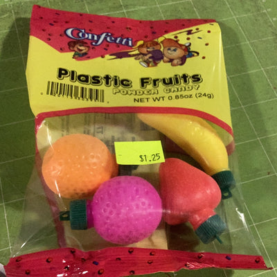 Confetti Plastic Fruit 1.12oz
