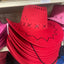 Sombrero Cowboy Terciopelo 25cm (x1u)