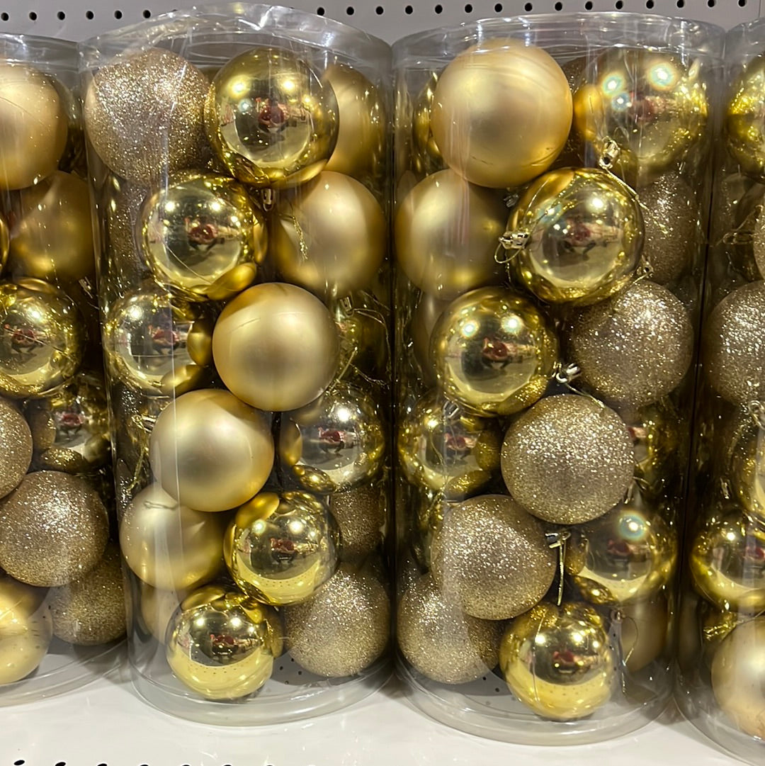 Bola/Pelota de Navidad Grande 3.15in - (x24u)