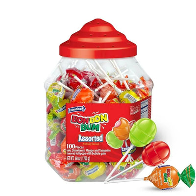 BonBonBum Assorted Lollipops 60oz (100ct)