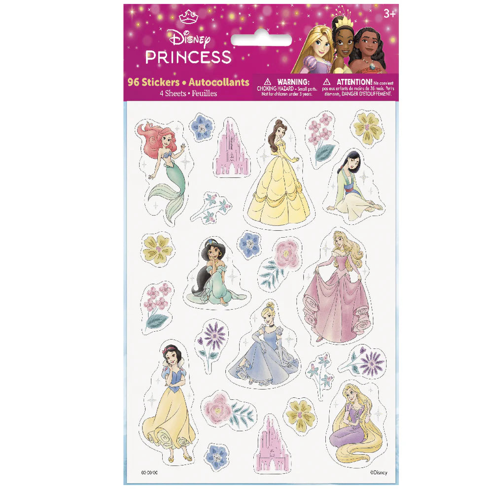 Disney Princess Sticker Sheet 96ct