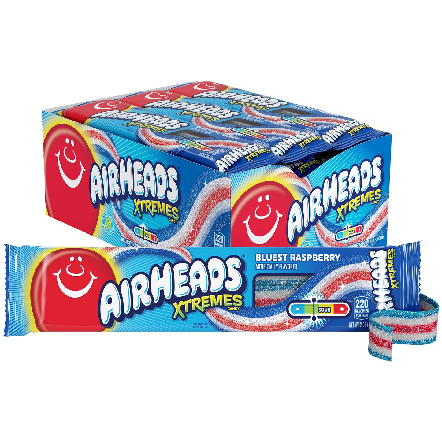 AirHeads Xtremes Bluest Raspberry 2oz