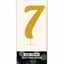 Number Cake Topper Gold
