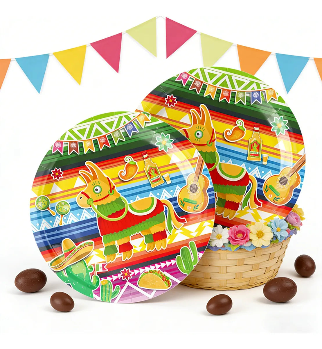 Platos 7” Mexico (x10u)