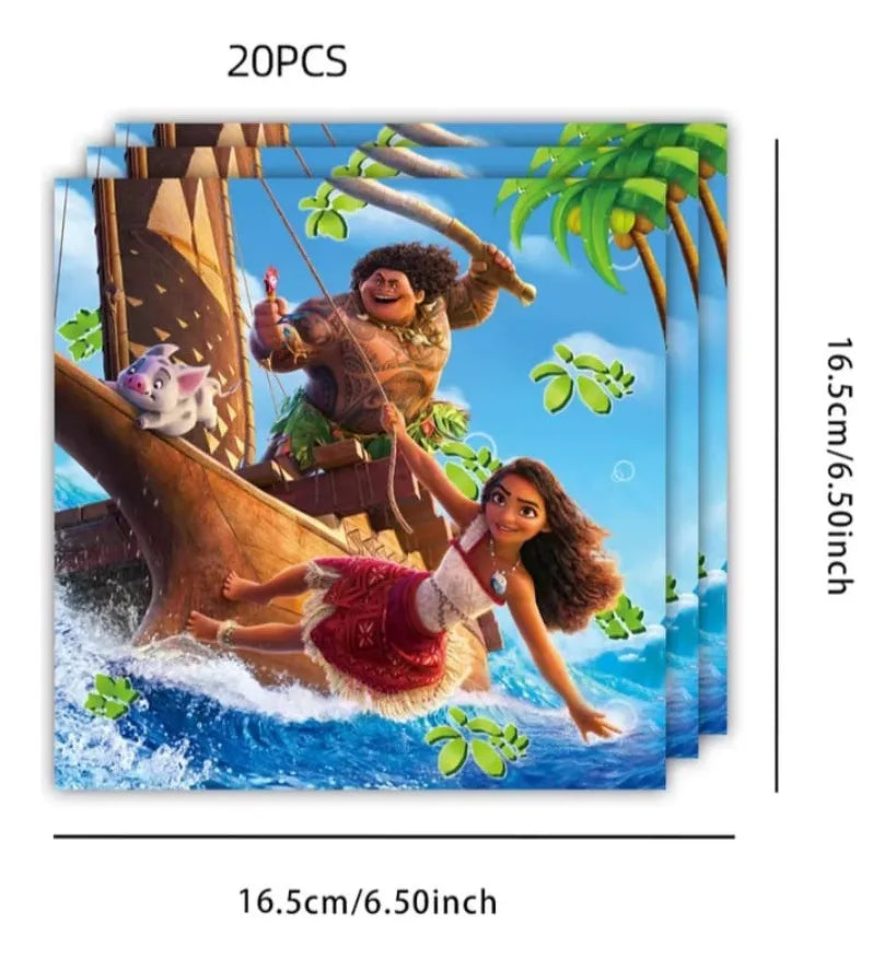 Moana Servilletas (x20u)