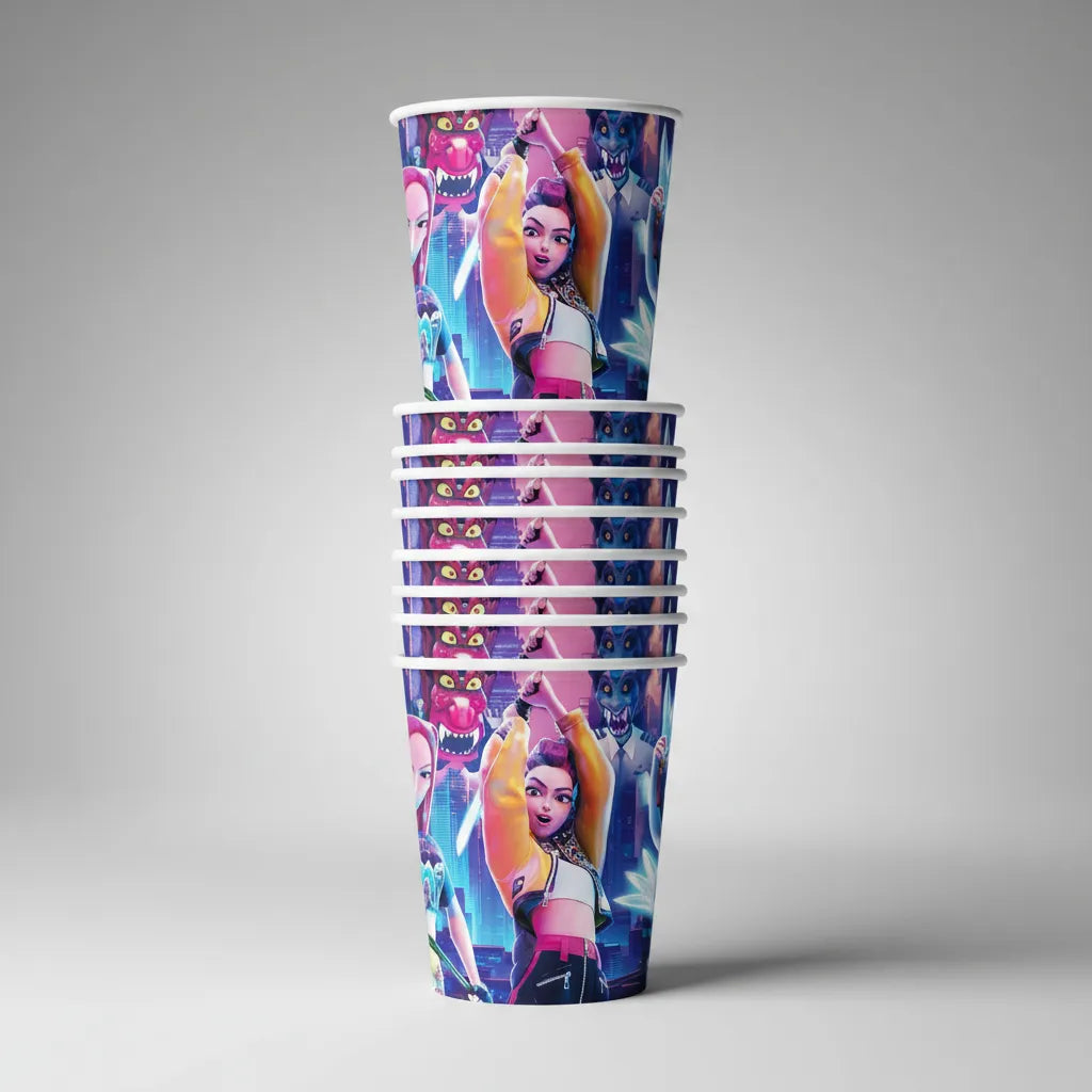 Vasos Azul Kpop Demon Hunters (x10u)