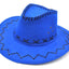Sombrero Cowboy Terciopelo 25cm (x1u)