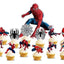 Cupcake Topper Spiderman (x12u)