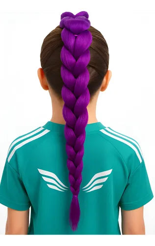 Kpop Peluca Trenza Violeta Rumi (x1u) - Small
