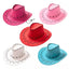 Sombrero Cowboy Terciopelo 25cm (x1u)