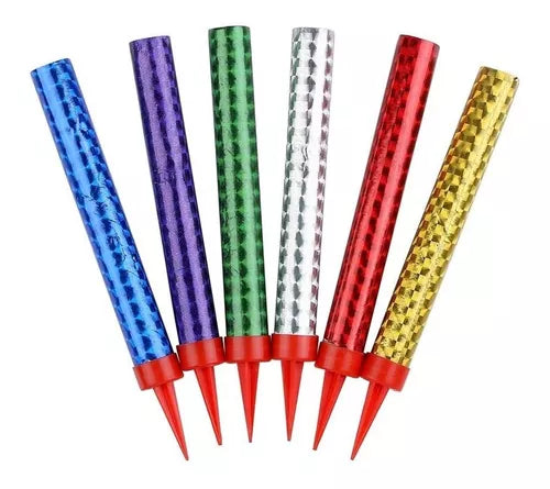 Party Candles Multicolor SMALL (x6u)