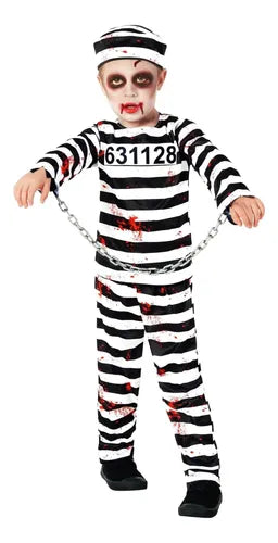 Zombie Prisoner Convict Child's Costume