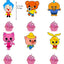 Cupcake Topper Personajes Plim Plim (x12u)